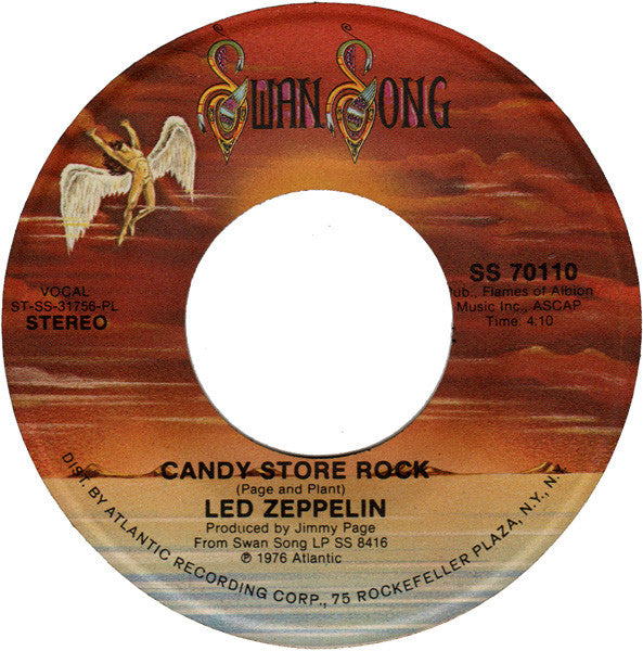 Led Zeppelin : Candy Store Rock (7", Single, PL)